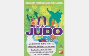 FETE NATIONAL DU JUDO LE SAMEDI 24/09/2011